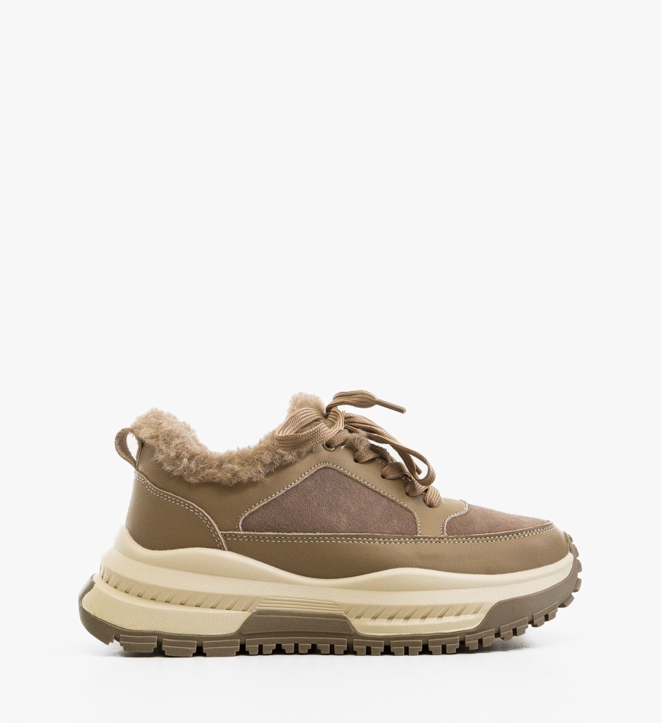 Sneakers dama Jahe Khaki - 5 | YEO