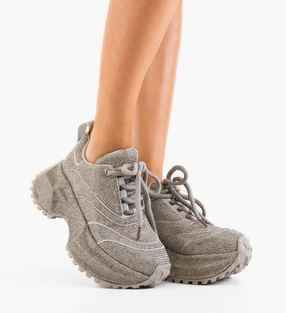 Sneakers dama Juanita Argintii - 1 | YEO