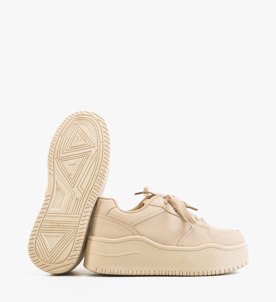 Sneakers dama Kramy Khaki - 1 | YEO