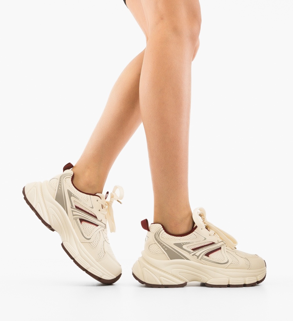 Sneakers dama Liisa Bej