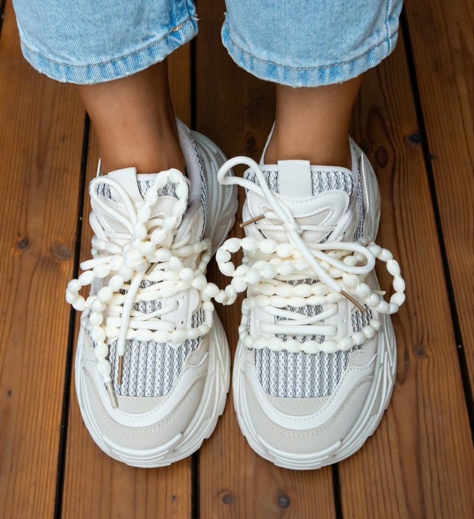 Sneakers dama Lyud Bej - 2 | YEO