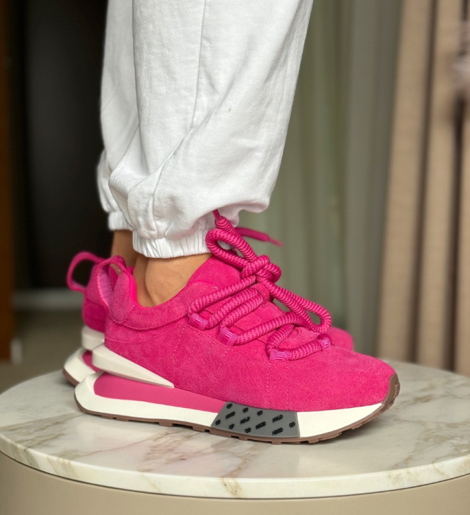 Sneakers dama Merle Fuchsia - 2 | YEO