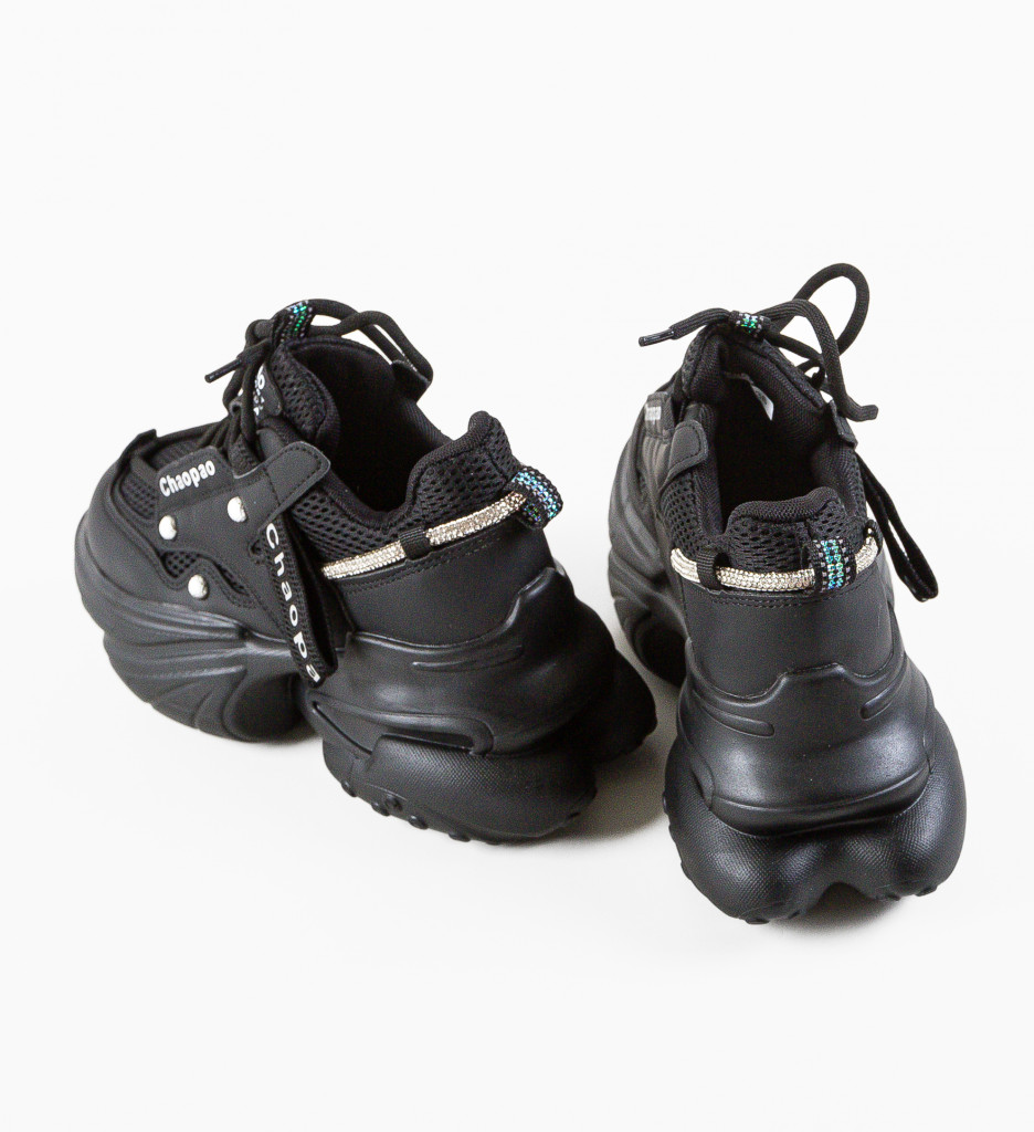 Poze Sneakers dama Metrezia Negri depurtat.ro 