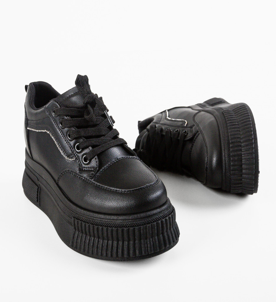 Poze Sneakers dama Nyran Negri depurtat.ro 