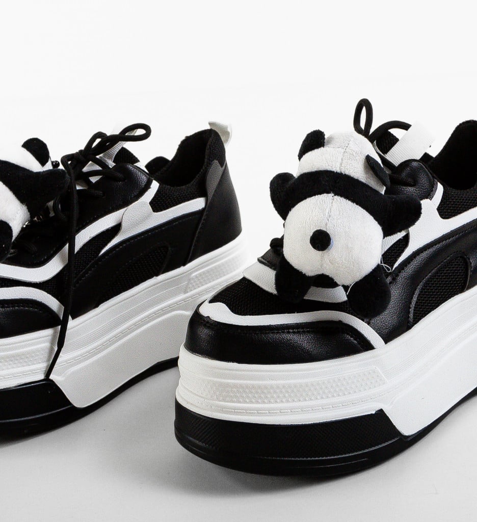 Sneakers dama Panda Negri - 5 | YEO