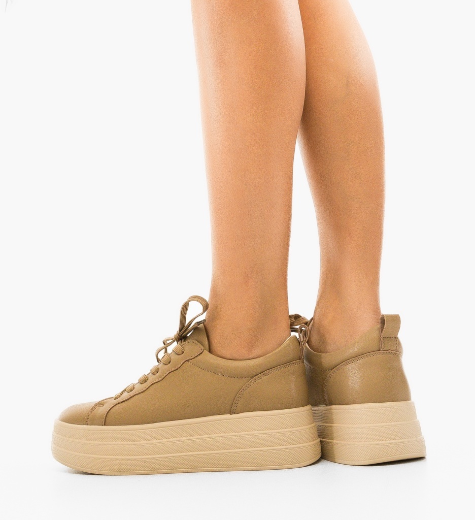 Sneakers dama Praka Bej