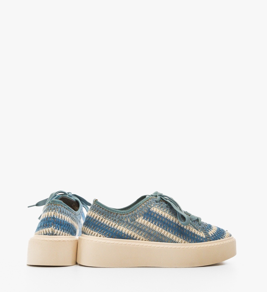 Sneakers dama Reinbou Albastri - 3 | YEO