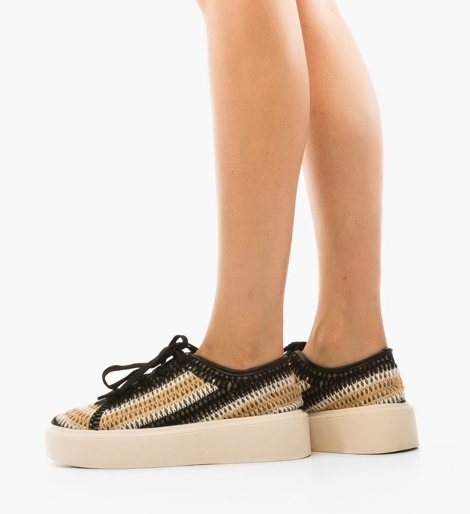 Sneakers dama Reinbou Negri - 1 | YEO