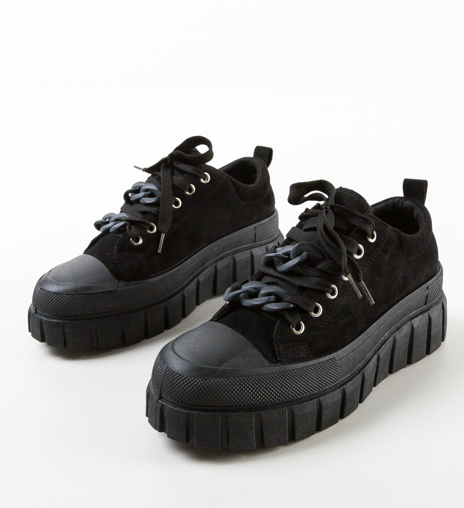 Poze Sneakers dama Roach Negri depurtat.ro 