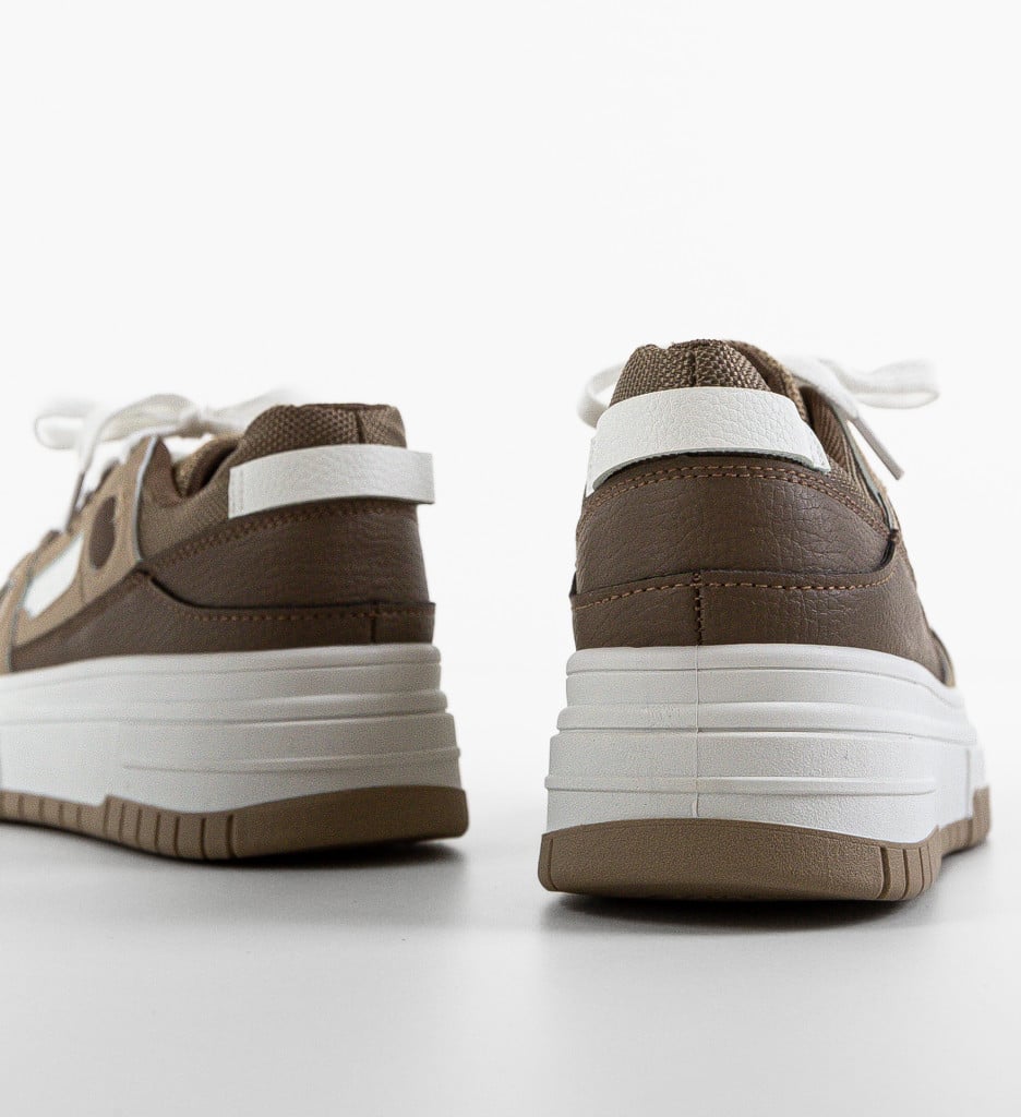 Sneakers dama Sash Khaki - 3 | YEO