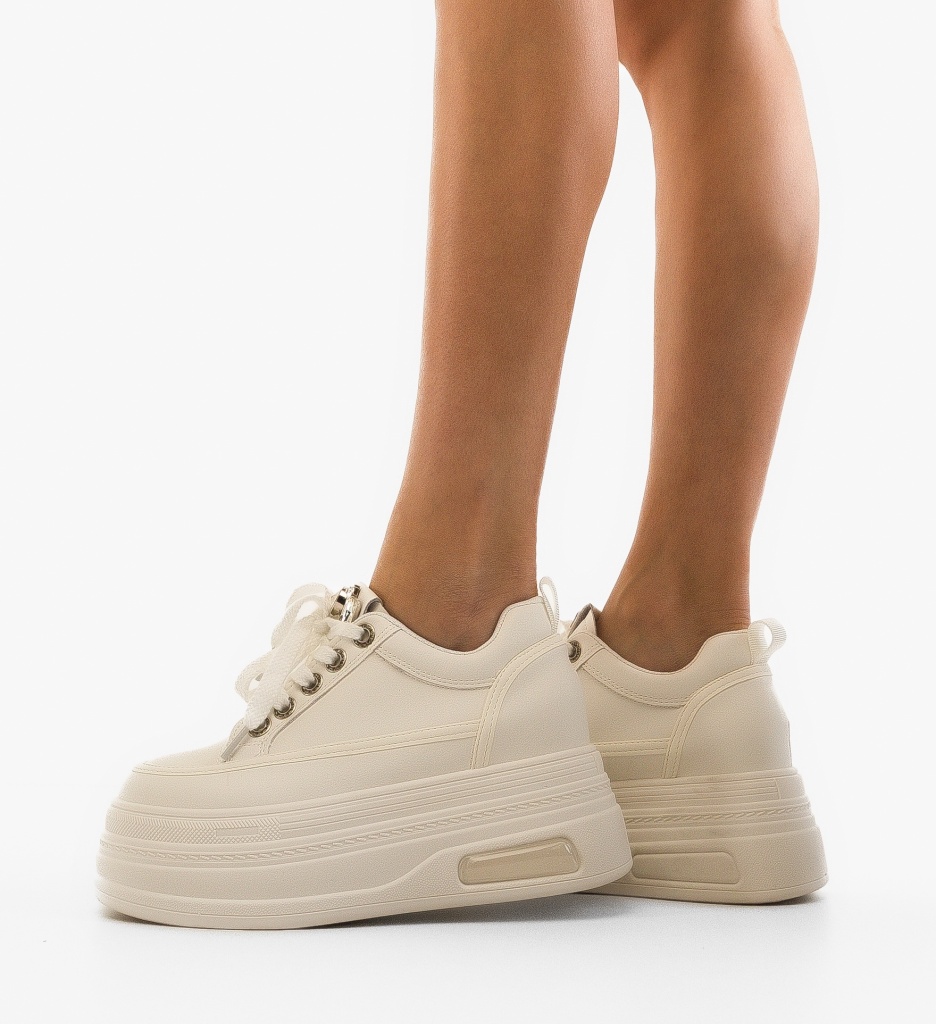 Sneakers dama Sitre Albi - 2 | YEO