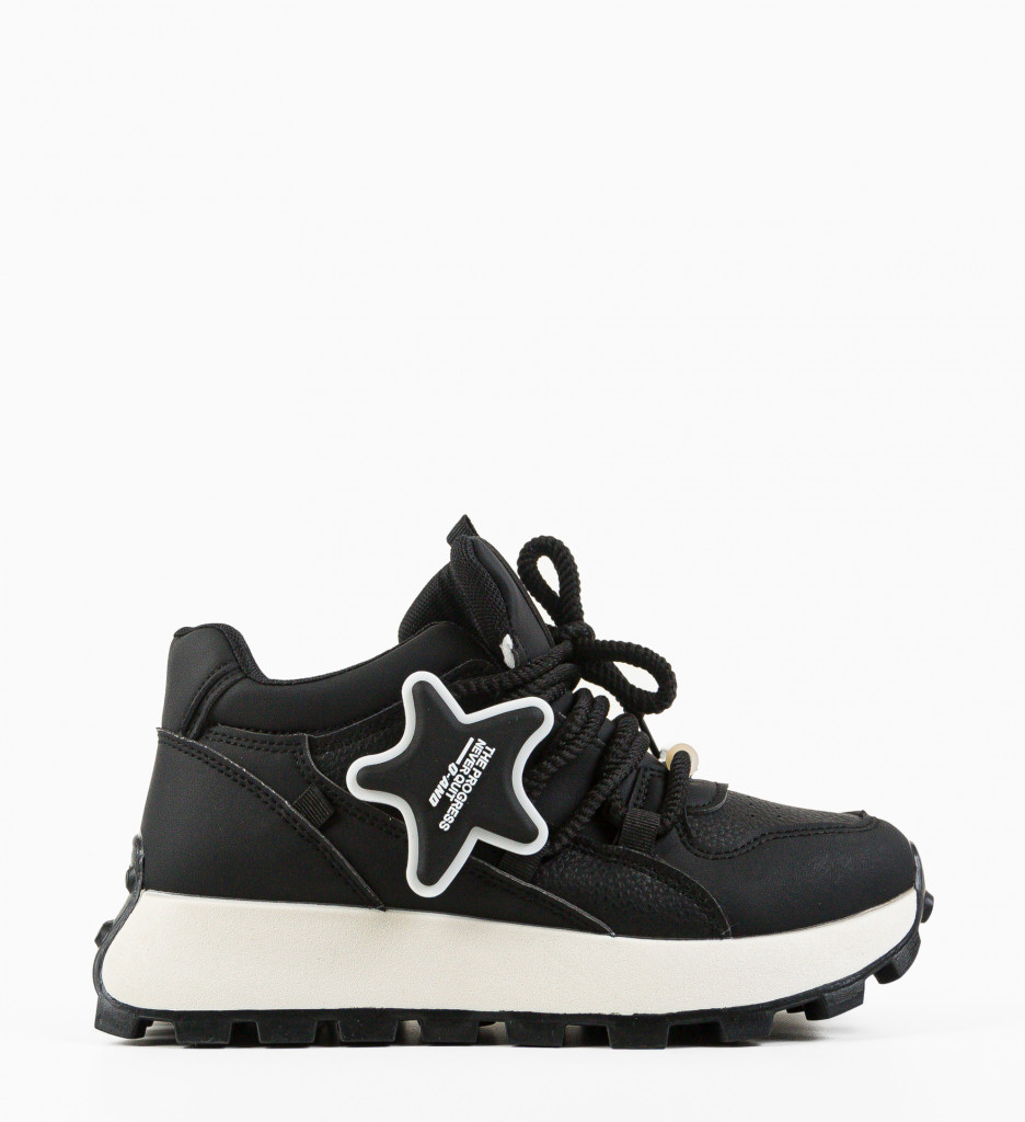 Sneakers dama Starko Negri - 2 | YEO