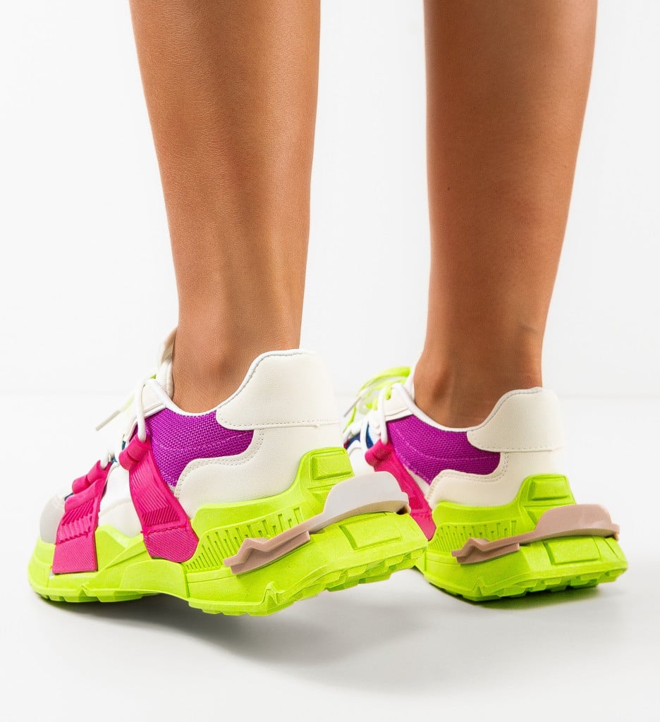 Sneakers dama Tucker Verzi Neon - 3 | YEO