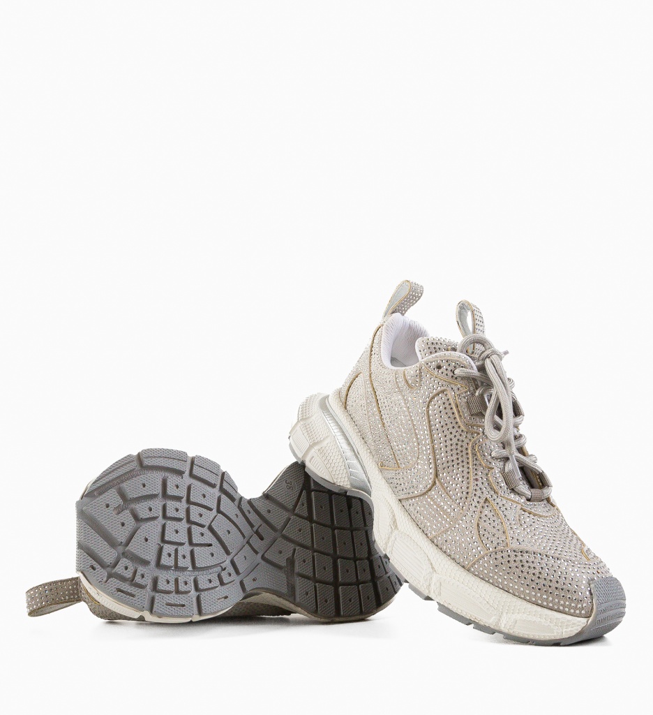 Poze Sneakers dama Vredyka Argintii depurtat.ro 