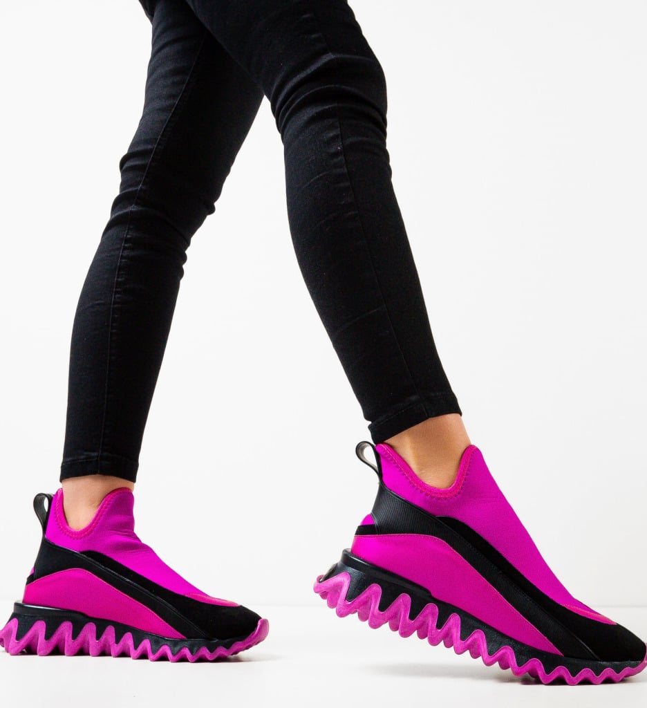 Sneakers dama Xiomara Fuchsia - 1 | YEO