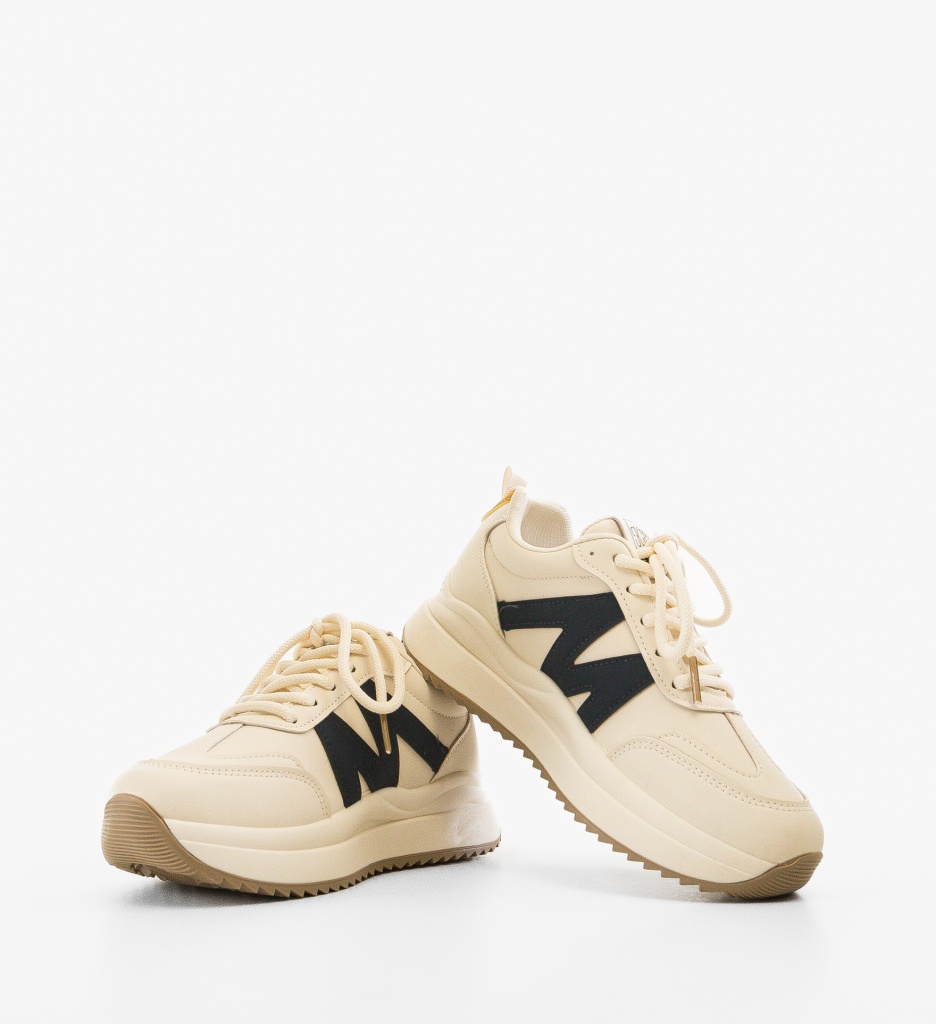 Sneakers dama Zuhra Bej 2 - 4 | YEO
