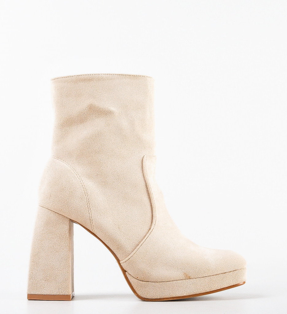 Botine dama Abbey Bej - 4 | YEO