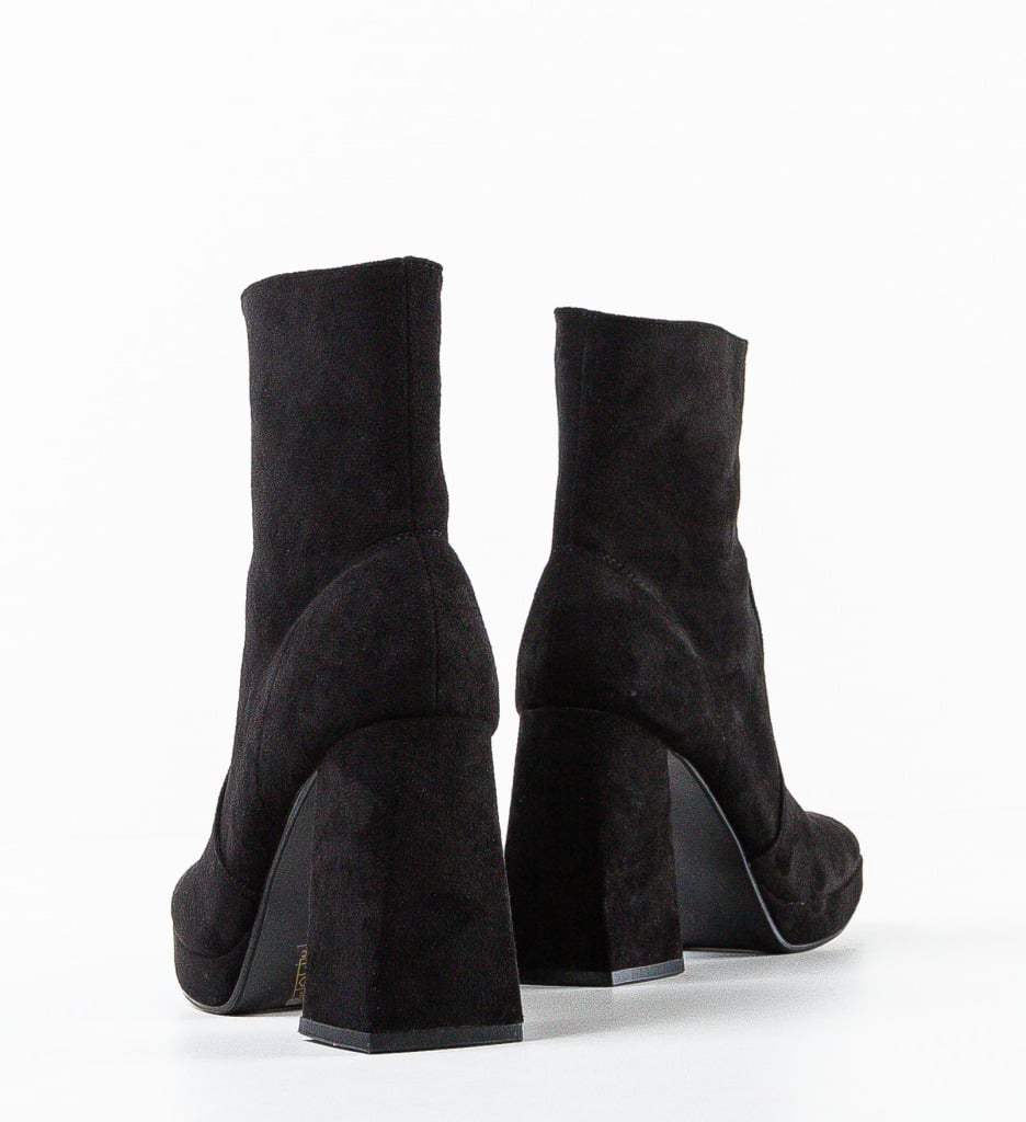 Botine dama Abbey Negre - 4 | YEO