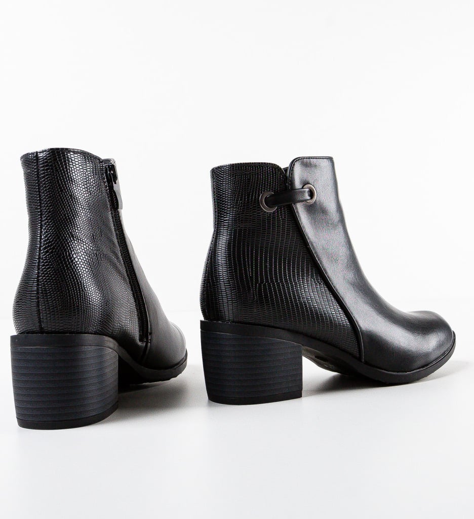 Botine dama Akron Negre - 5 | YEO