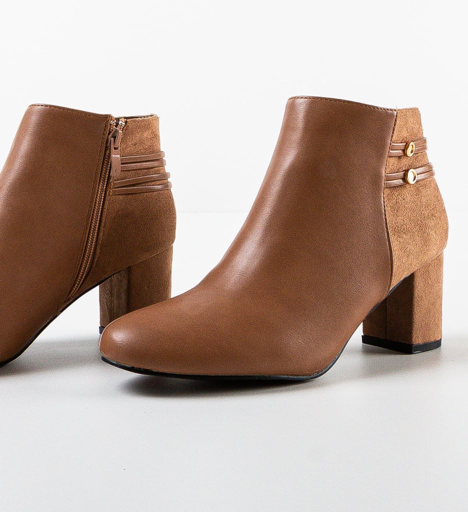 Botine dama Arabella Khaki - 5 | YEO