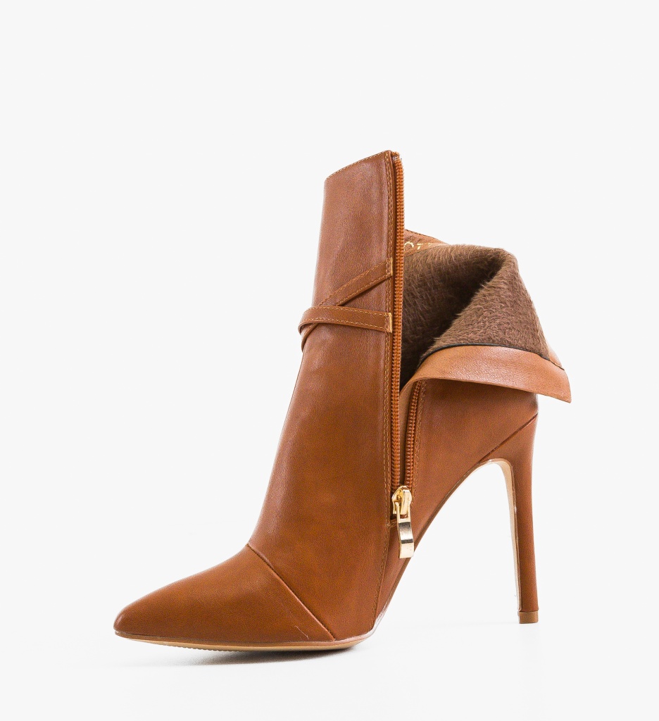 Botine dama Barbara Camel - 2 | YEO