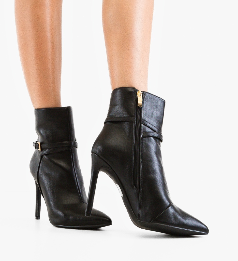 Botine dama Barbara Negre - 1 | YEO