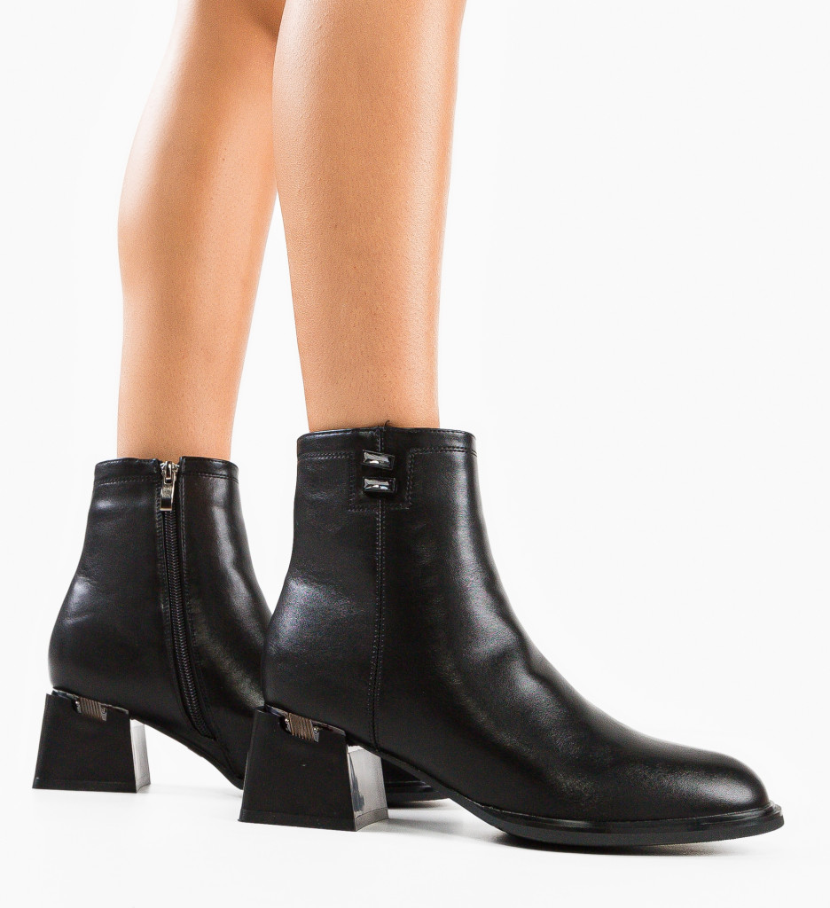 Botine dama Berenice Negre - 2 | YEO