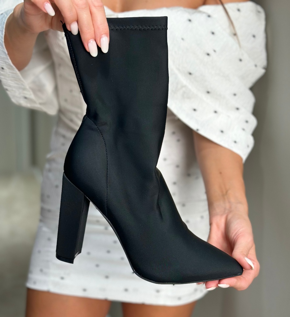 Botine dama Beuf Negre