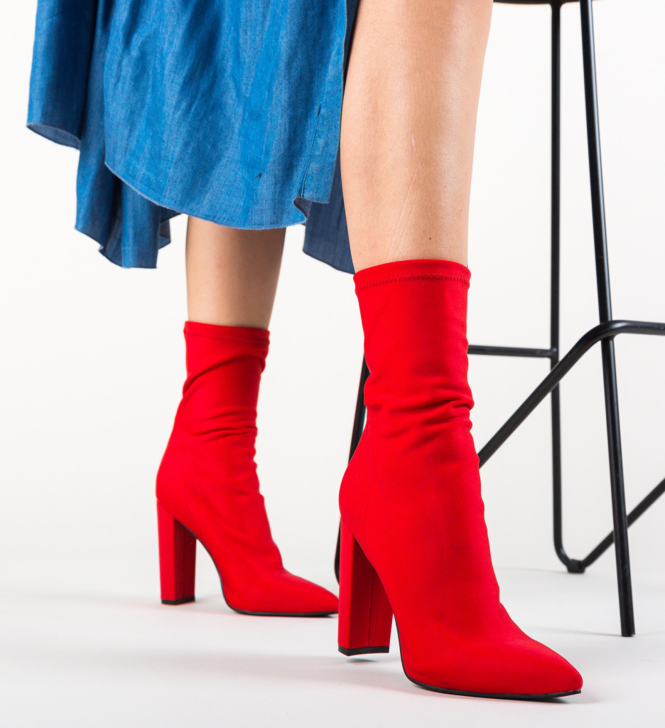 Botine dama Beuf Rosii