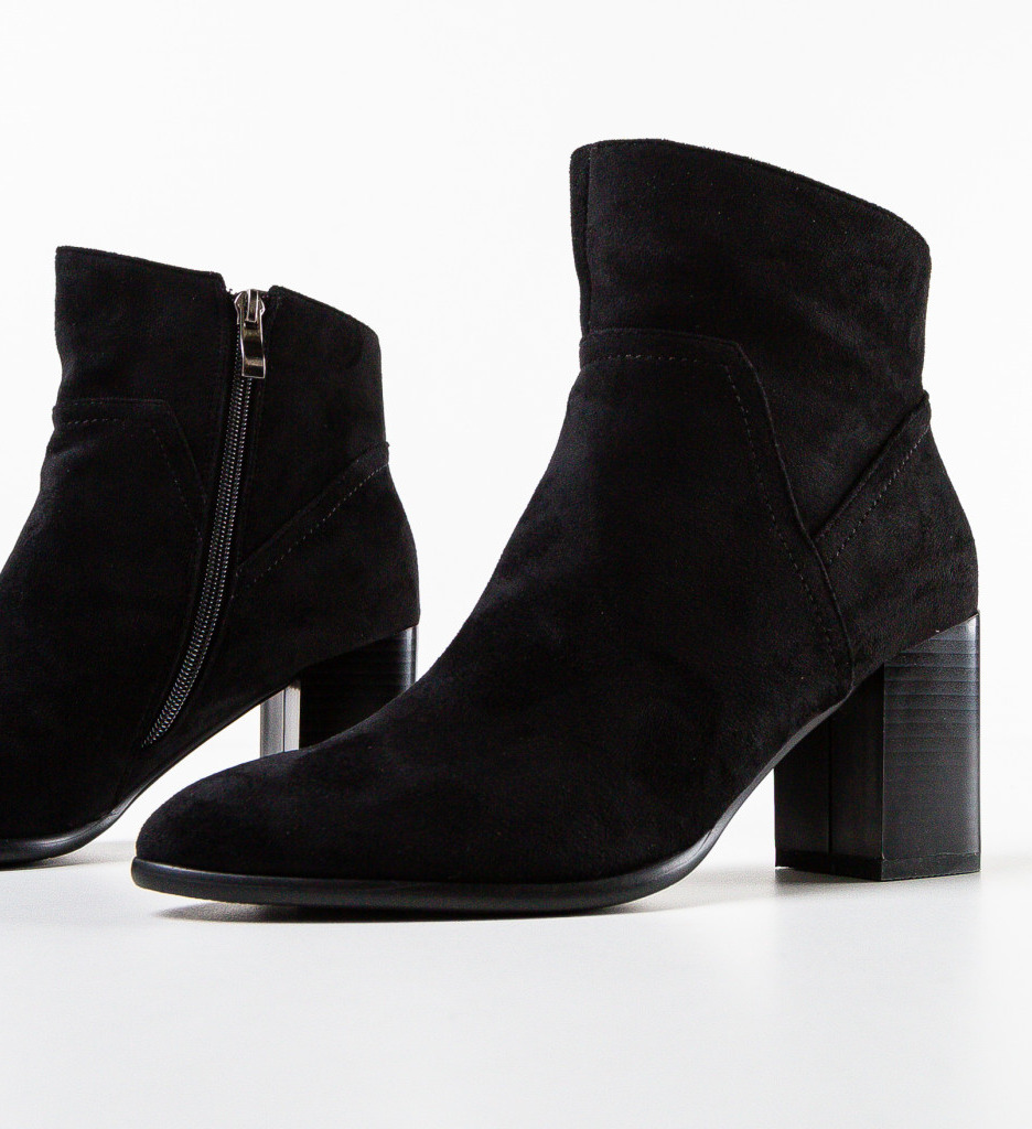 Botine dama Booker Negre - 5 | YEO