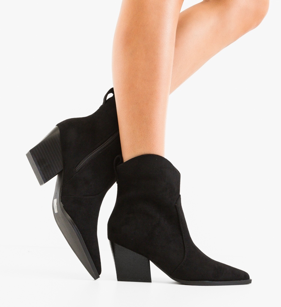 Botine dama Brebly Negre 3