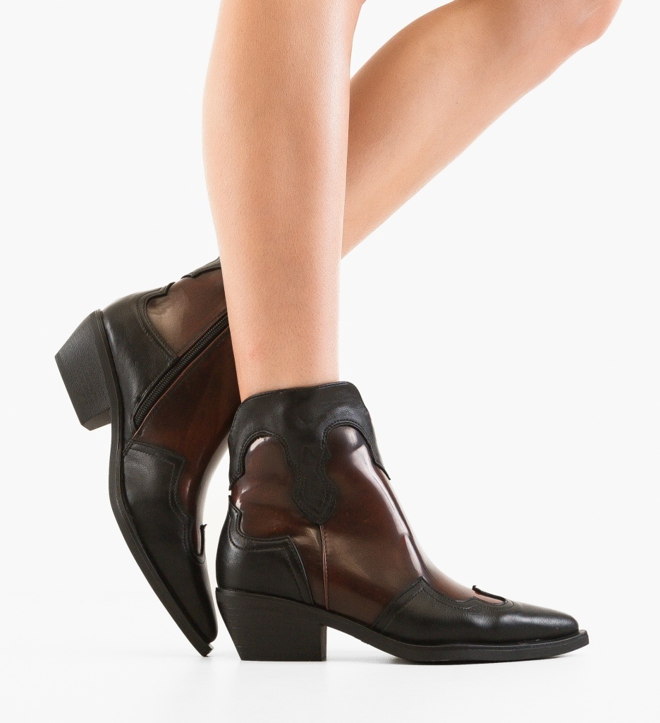 Botine dama Chard Negre