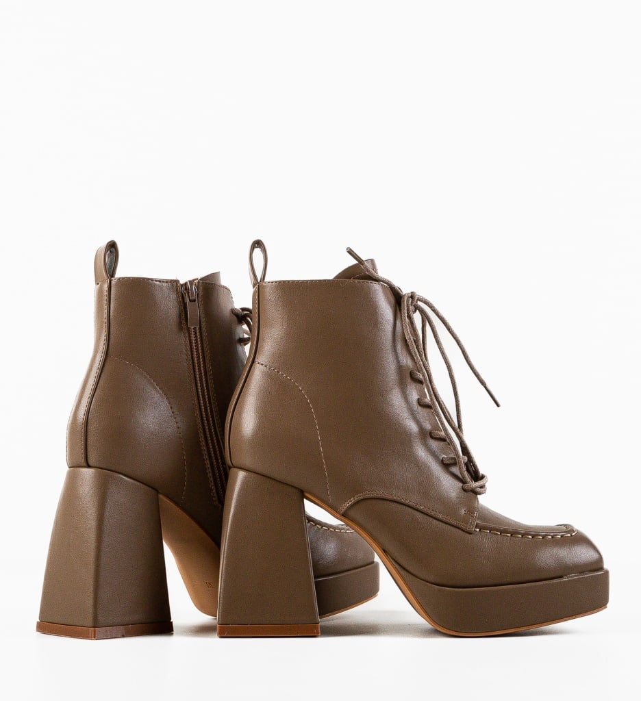 Botine dama Chisom Khaki - 4 | YEO