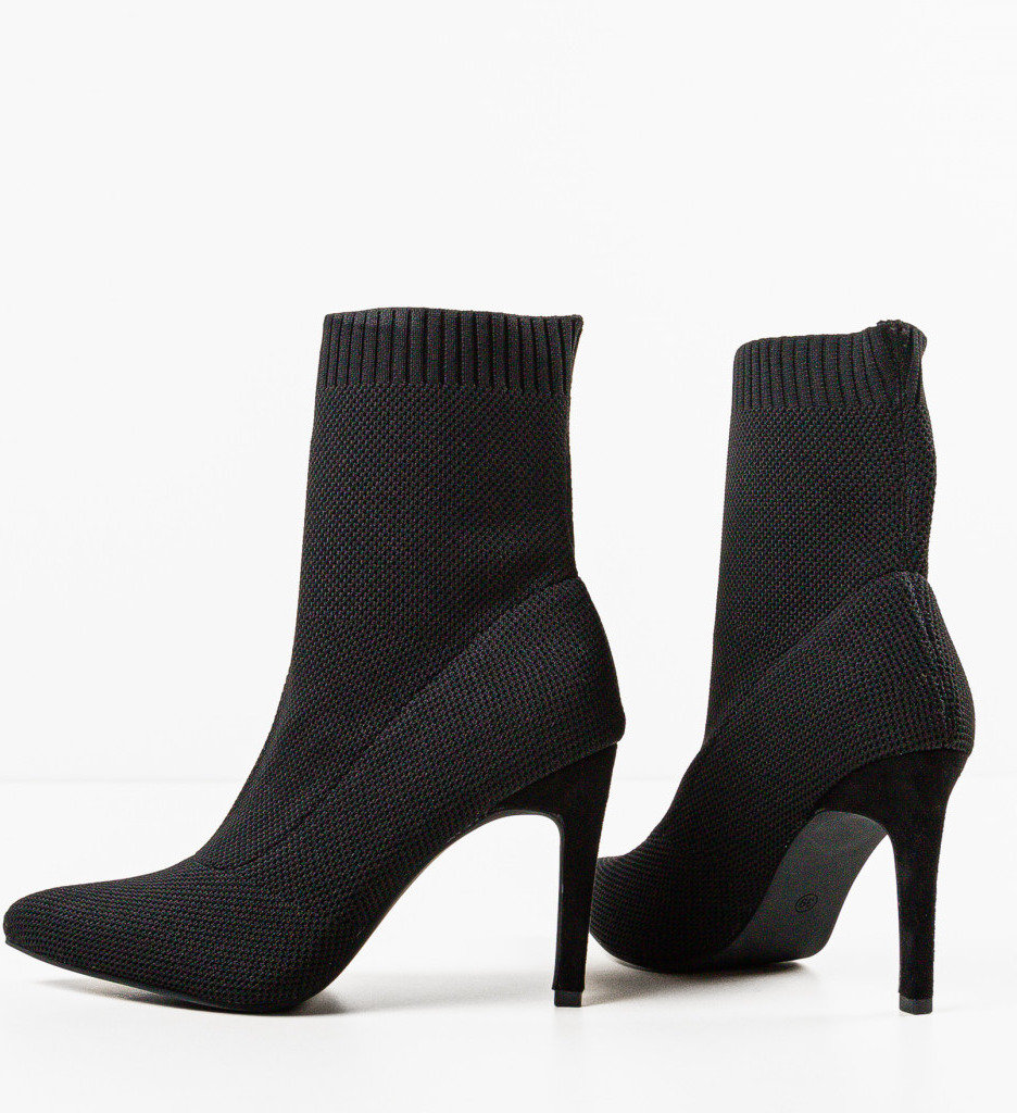 Botine dama Compton Negre - 5 | YEO