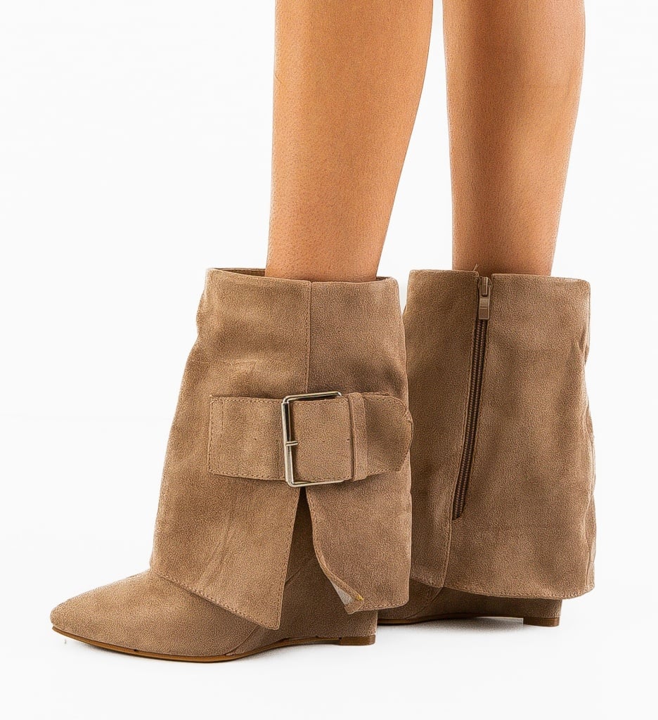 Botine dama Cormac Khaki - 2 | YEO