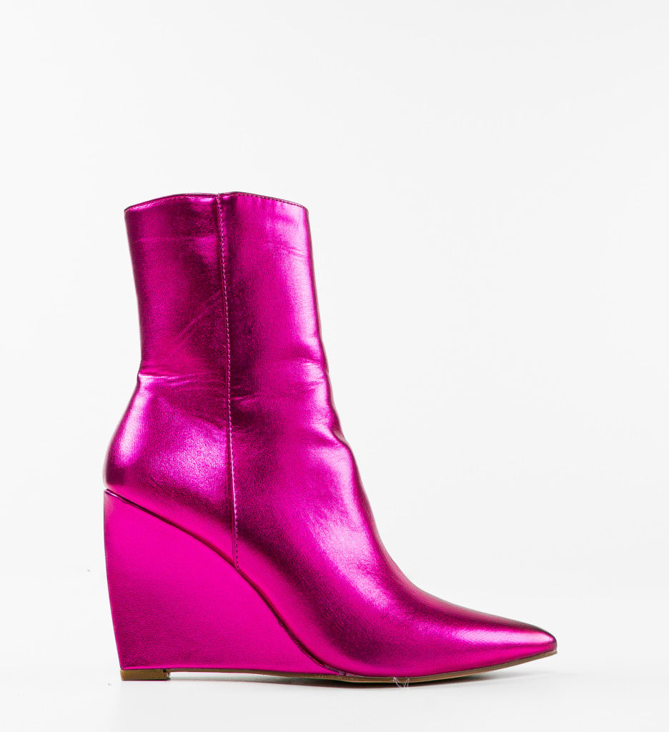 Botine dama Delila Fuchsia - 3 | YEO