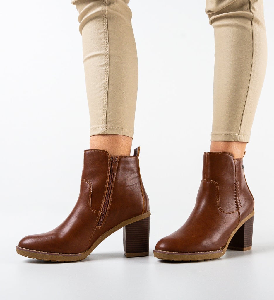 Botine dama Dogan Camel - 1 | YEO