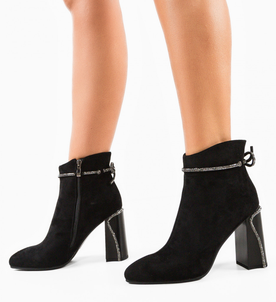 Botine dama Ephraim Negre - 2 | YEO