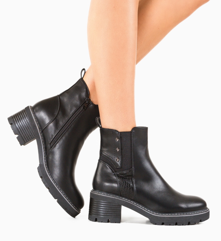 Botine dama Fulton Negre - 1 | YEO