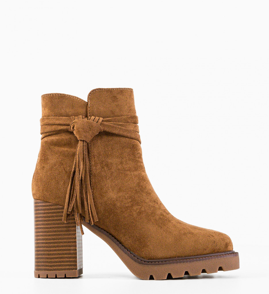 Botine dama Graps Camel - 4 | YEO