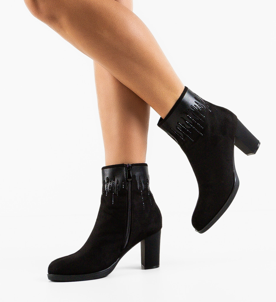 Botine dama Hajuna Negre - 3 | YEO