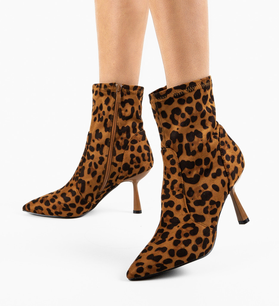 Botine dama Jak Animal Print - 4 | YEO