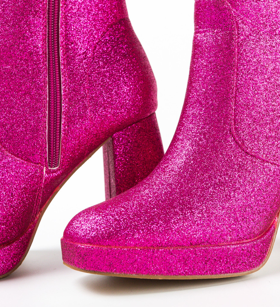 Botine dama Jazzo Fuchsia - 5 | YEO