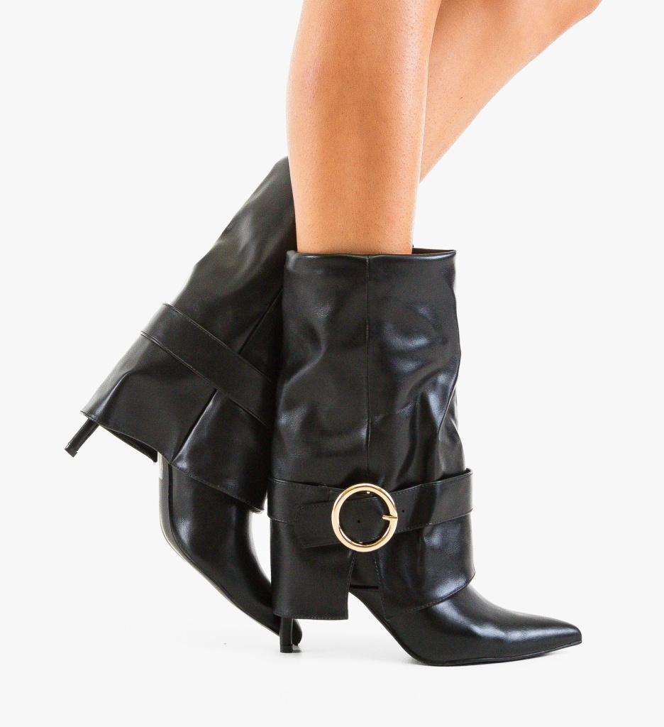 Botine dama Jlep Negre - 4 | YEO