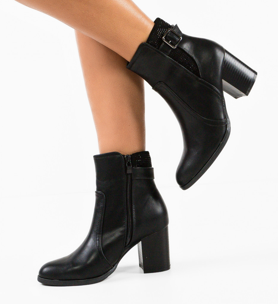 Botine dama Kiana Negre - 3 | YEO