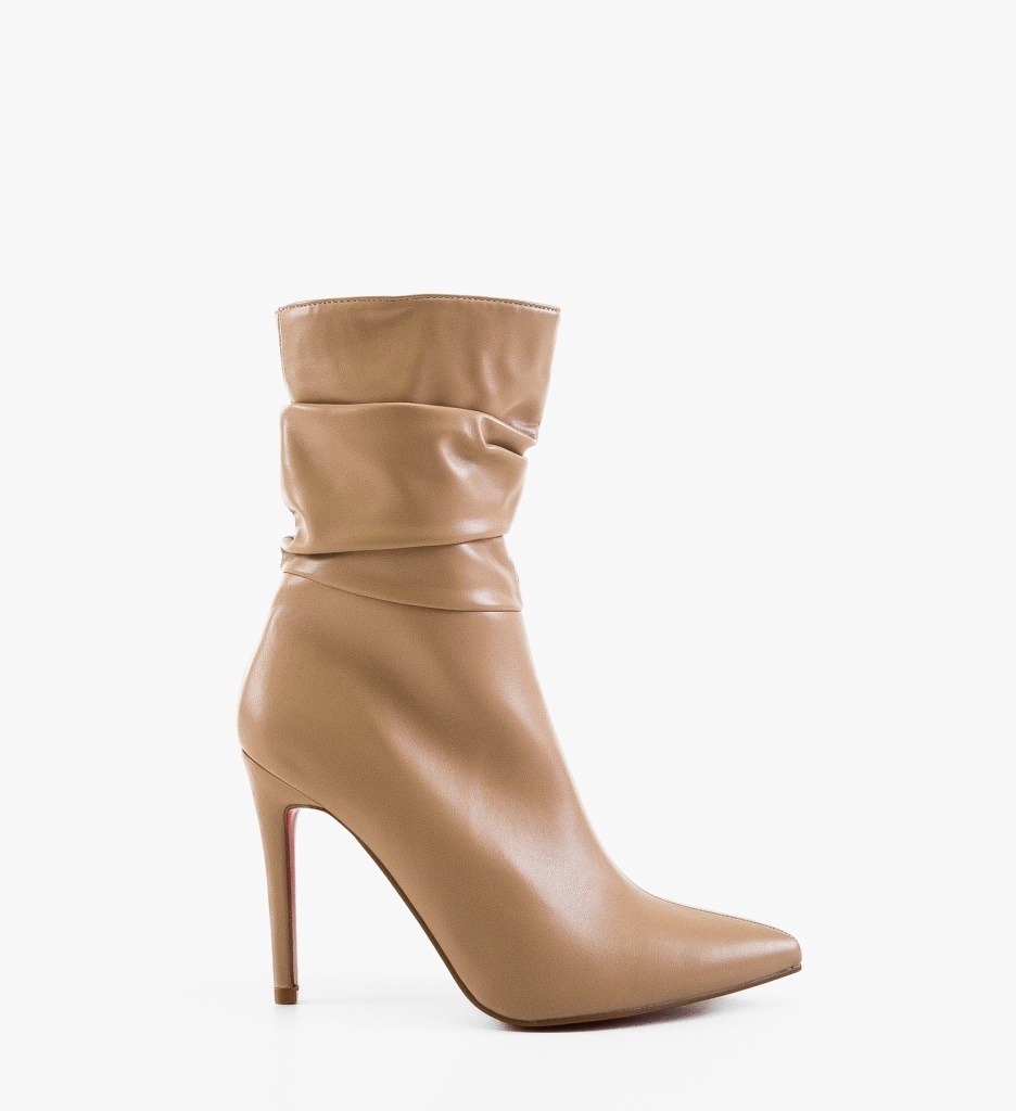 Botine dama Klemenia Bej - 3 | YEO