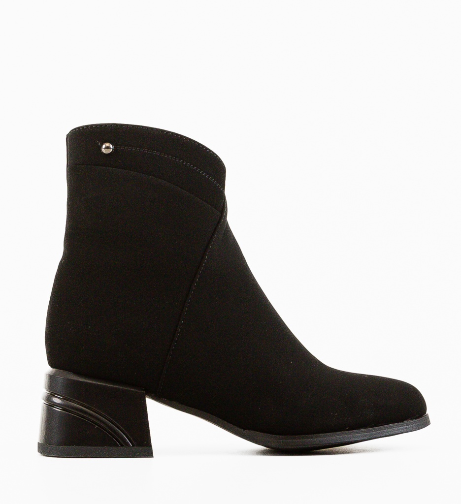 Botine dama Kusat Negre - 3 | YEO