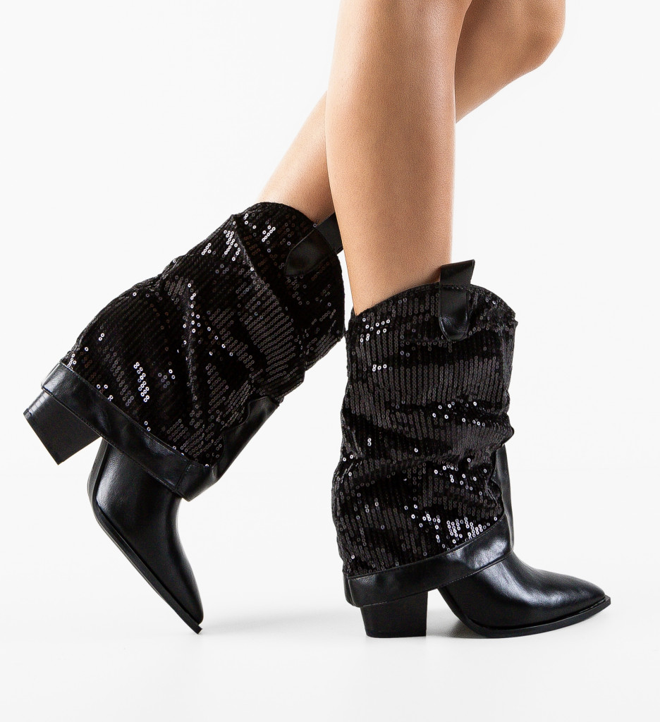 Botine dama Lizot Negre - 2 | YEO