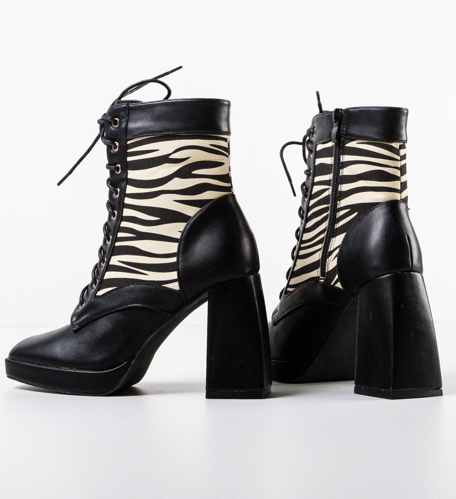 Botine dama Lokan Negre - 5 | YEO