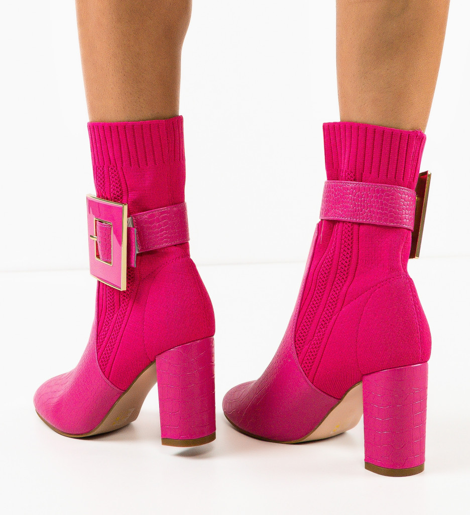 Botine dama Lyla Fuchsia - 3 | YEO